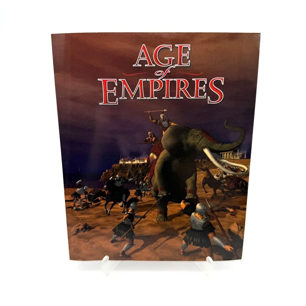 Age of Empires PC CD-ROM Big Box 1st Edition CIB Windows 95 Vintage Game
